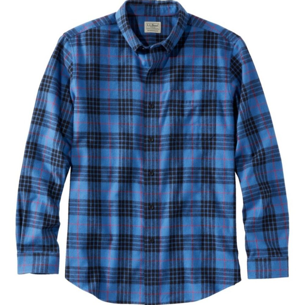 NEW! Men's L. L. Bean scotch plaid flannel shirt, size XXL